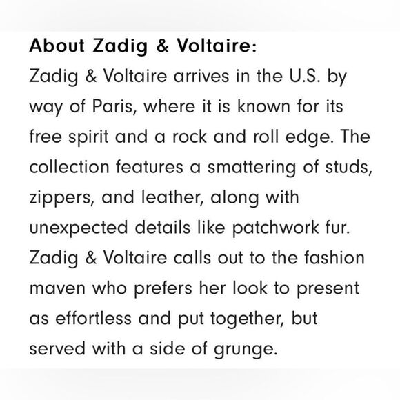 Zadig & Voltaire Miss Love Punk Intarsia black  Sweater Size Small. NWT - Picture 2 of 10